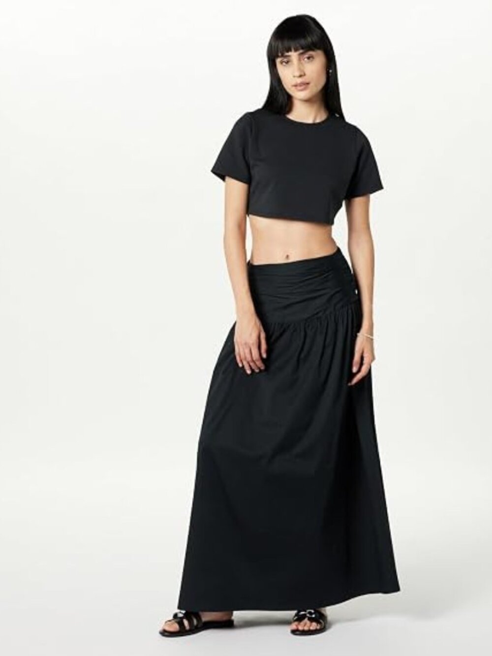 Dropwaist Poplin Skirt - The Drop x Neutrally Ashlan Poplin